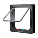 Puppy Kitten Safety In&Out Pet Door with 4 Way Security Lock Dog Cat Kitten Flap Door Transparent Thin Cat Door Safety Pet Door - Image 8