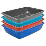 Whitefurze 40Cm Large Size Plastic Cat Litter Tray Home Tidy Pet Care Paper Tray - Image 3