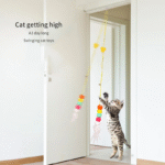 Cat Toys Swing Sticky Disc Elastic Hanging Door Teasing Cat Rope Long Rope Teasing Cat Cat Toy Cat Accessories Pet Kitten Toy - Image 4