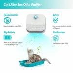 Smart Cat Odor Purifier for Cat Litter Box Deodorizer Dog Air Cleaner - Image 6