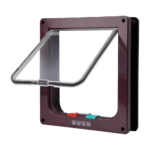 Puppy Kitten Safety In&Out Pet Door with 4 Way Security Lock Dog Cat Kitten Flap Door Transparent Thin Cat Door Safety Pet Door - Image 9