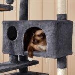 Cat Tree Cat Tower Cat Condo with Scratching Posts & Ladder for Cats Kittens - Image 13