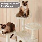 Cat Tree Cat Tower Cat Condo with Scratching Posts & Ladder for Cats Kittens - Image 15