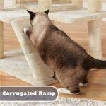 Cat Tree Cat Tower Cat Condo with Scratching Posts & Ladder for Cats Kittens - Image 17