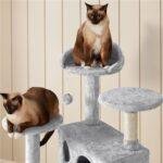 Cat Tree Cat Tower Cat Condo with Scratching Posts & Ladder for Cats Kittens - Image 20