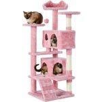 Cat Tree Cat Tower Cat Condo with Scratching Posts & Ladder for Cats Kittens - Image 23