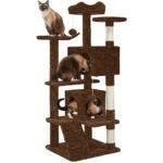 Cat Tree Cat Tower Cat Condo with Scratching Posts & Ladder for Cats Kittens - Image 27