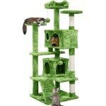 Cat Tree Cat Tower Cat Condo with Scratching Posts & Ladder for Cats Kittens - Image 39