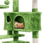 Cat Tree Cat Tower Cat Condo with Scratching Posts & Ladder for Cats Kittens - Image 40