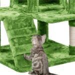 Cat Tree Cat Tower Cat Condo with Scratching Posts & Ladder for Cats Kittens - Image 42